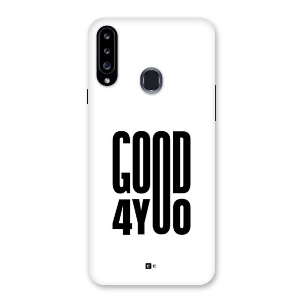 Good For You Back Case for Galaxy A20s