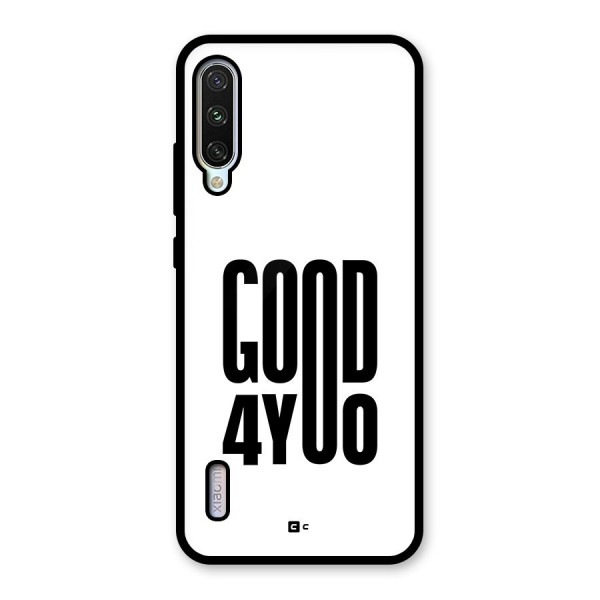 Good For You Glass Back Case for Mi A3