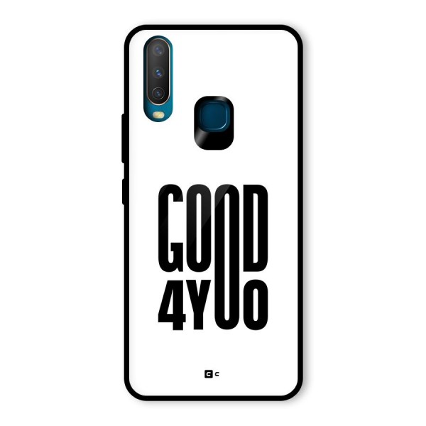 Good For You Glass Back Case for Vivo Y12