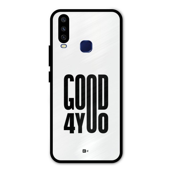 Good For You Metal Back Case for Vivo Y12