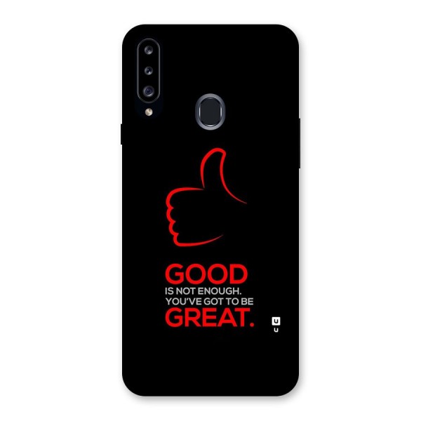 Good Great Back Case for Galaxy A20s