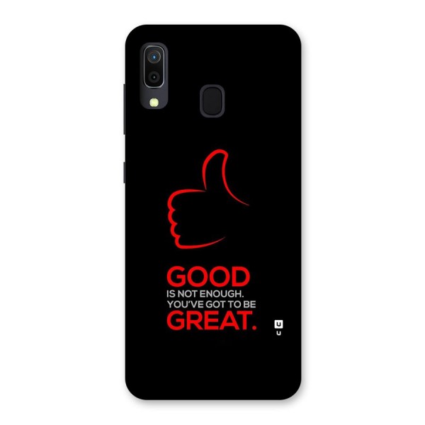 Good Great Back Case for Galaxy A30