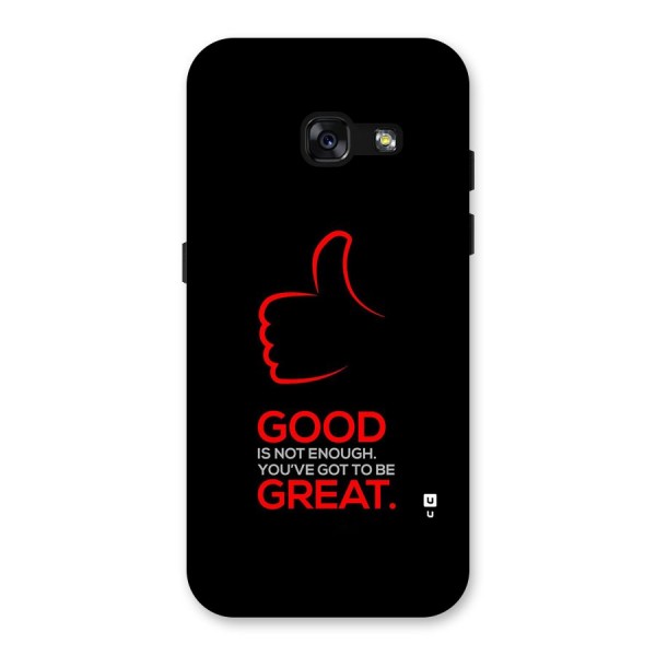 Good Great Back Case for Galaxy A3 (2017)