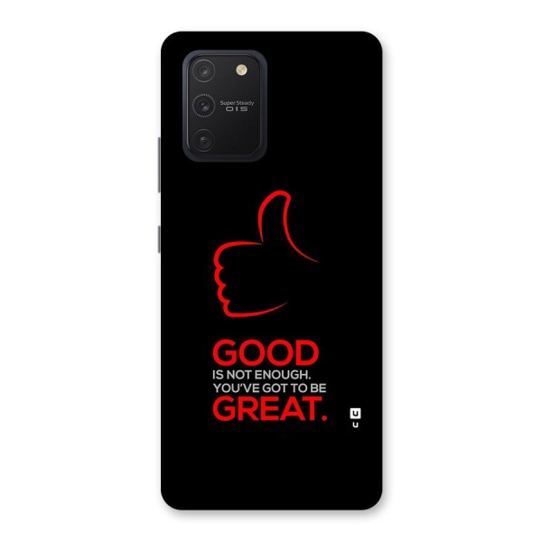 Good Great Back Case for Galaxy S10 Lite