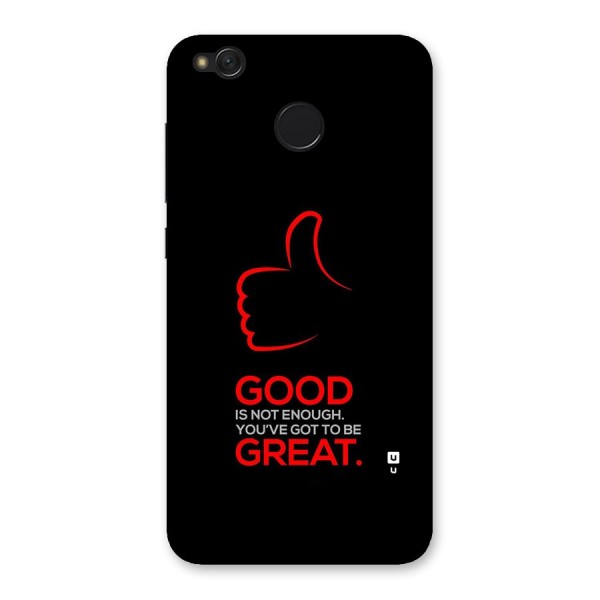 Good Great Back Case for Redmi 4