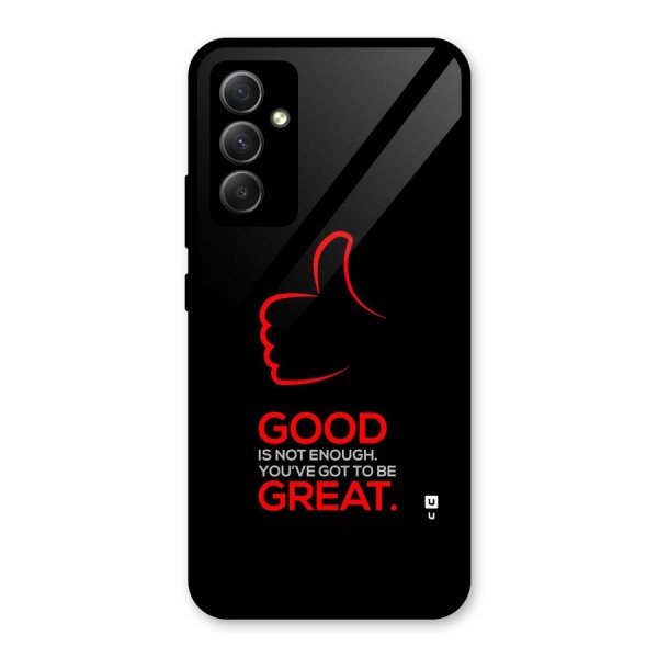 Good Great Glass Back Case for Galaxy A34