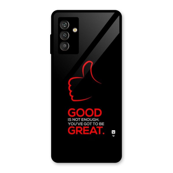 Good Great Glass Back Case for Galaxy M13