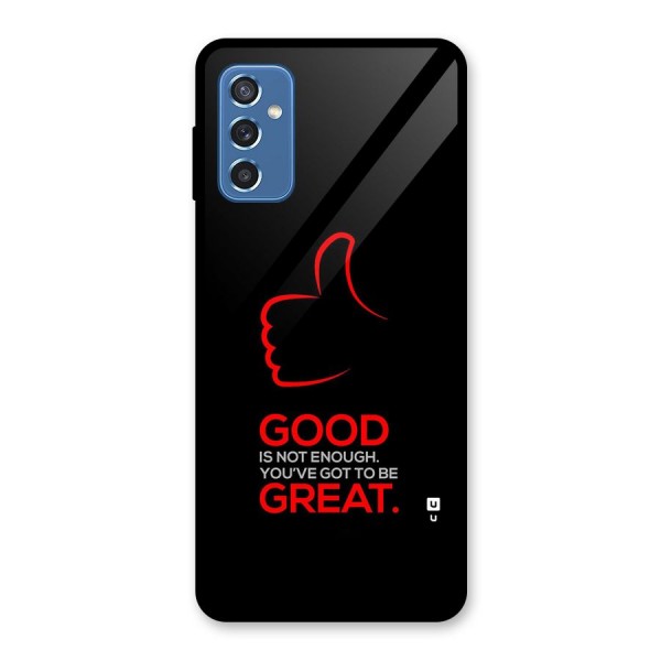 Good Great Glass Back Case for Galaxy M52 5G