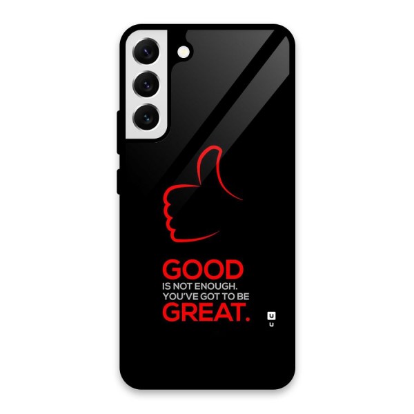 Good Great Glass Back Case for Galaxy S22 Plus 5G