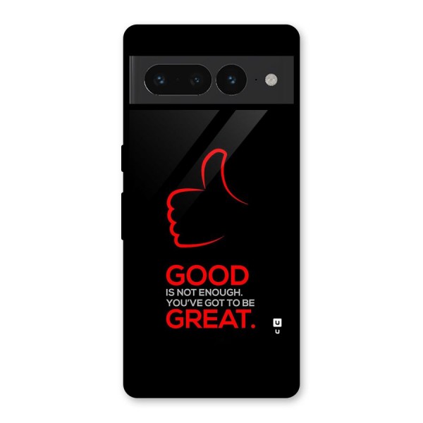 Good Great Glass Back Case for Google Pixel 7 Pro