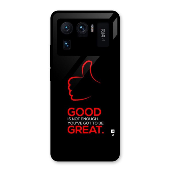 Good Great Glass Back Case for Mi 11 Ultra