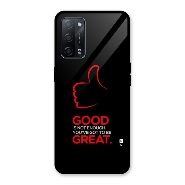 Good Great Glass Back Case for Oppo A53s 5G