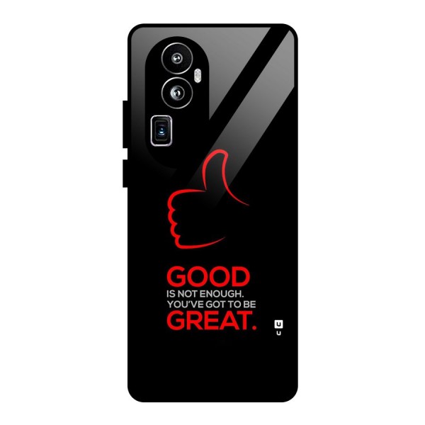 Good Great Glass Back Case for Oppo Reno10 Pro Plus