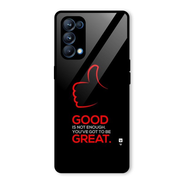 Good Great Glass Back Case for Oppo Reno5 Pro 5G