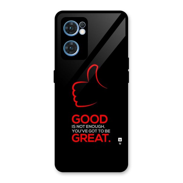 Good Great Glass Back Case for Oppo Reno7 5G