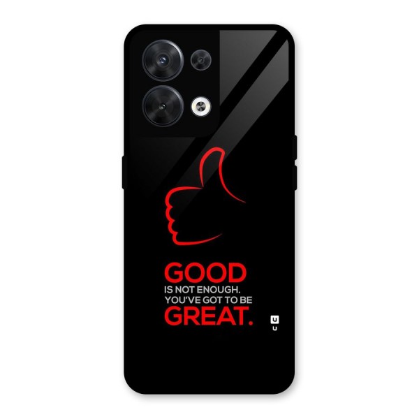 Good Great Glass Back Case for Oppo Reno8 5G