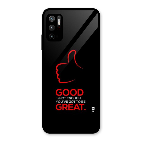 Good Great Glass Back Case for Poco M3 Pro 5G