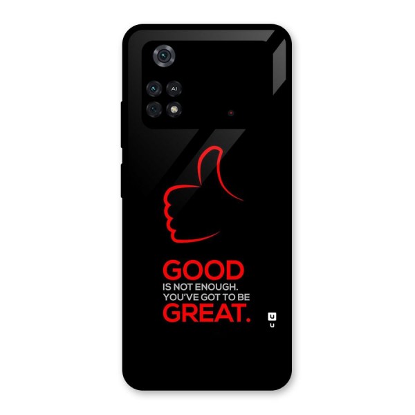 Good Great Glass Back Case for Poco M4 Pro 4G