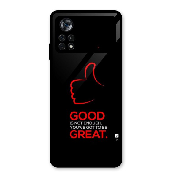 Good Great Glass Back Case for Poco X4 Pro 5G