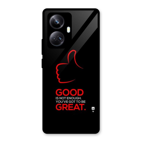 Good Great Glass Back Case for Realme 10 Pro Plus