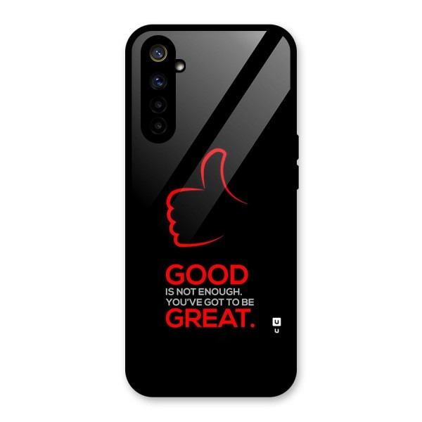 Good Great Glass Back Case for Realme 6i