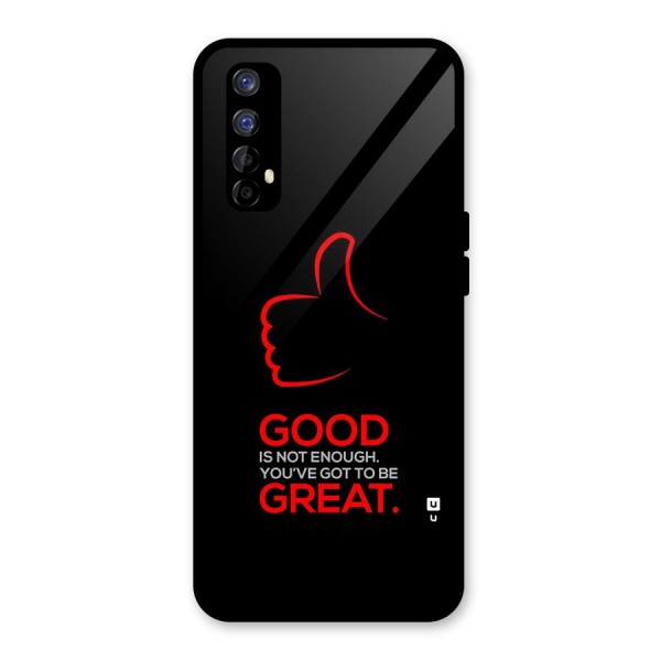 Good Great Glass Back Case for Realme 7