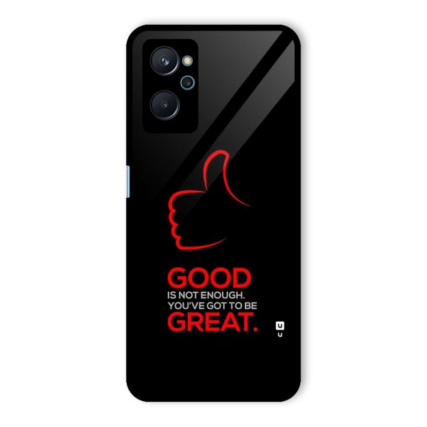 Good Great Glass Back Case for Realme 9i