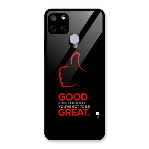 Good Great Glass Back Case for Realme C12