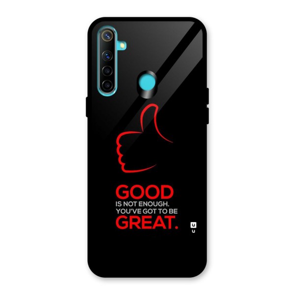 Good Great Glass Back Case for Realme Narzo 10