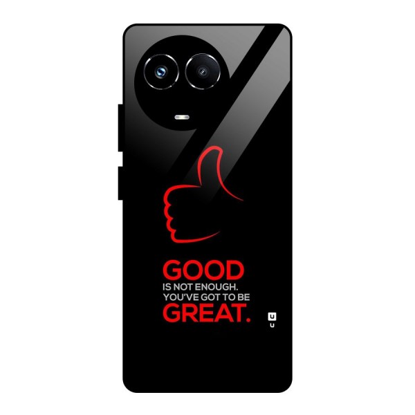 Good Great Glass Back Case for Realme Narzo 60X