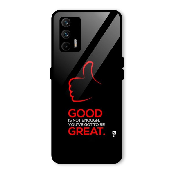 Good Great Glass Back Case for Realme X7 Max