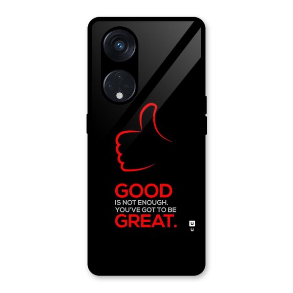 Good Great Glass Back Case for Reno8 T 5G