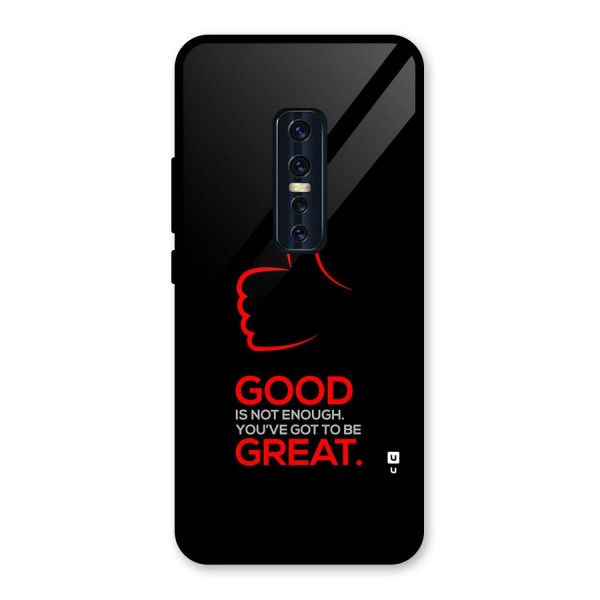 Good Great Glass Back Case for Vivo V17 Pro