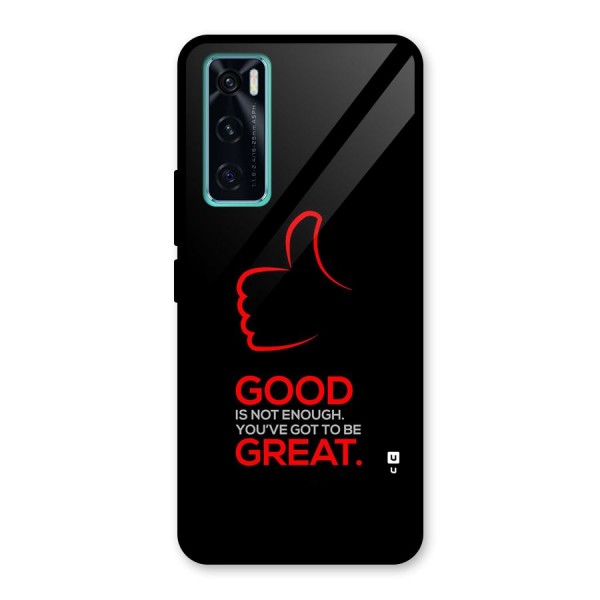 Good Great Glass Back Case for Vivo V20 SE