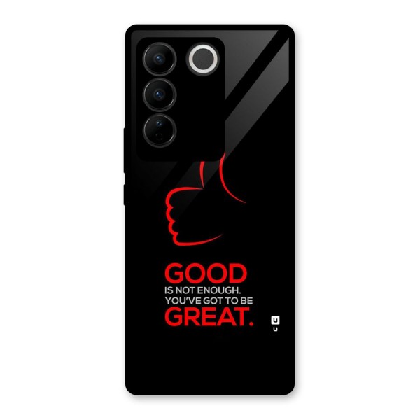 Good Great Glass Back Case for Vivo V27 Pro