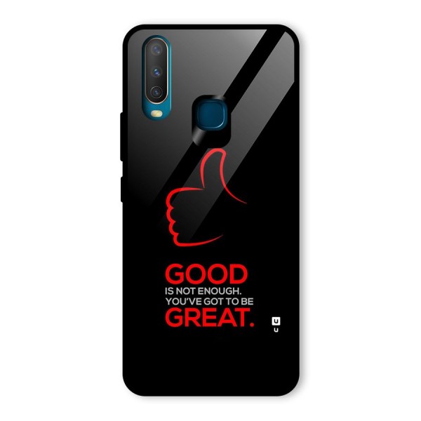 Good Great Glass Back Case for Vivo Y12