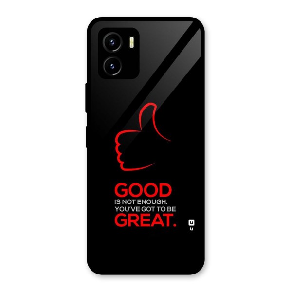 Good Great Glass Back Case for Vivo Y15s