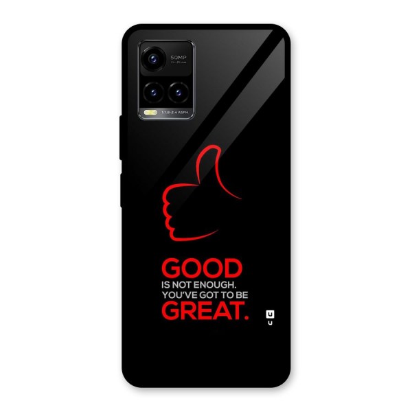 Good Great Glass Back Case for Vivo Y21A