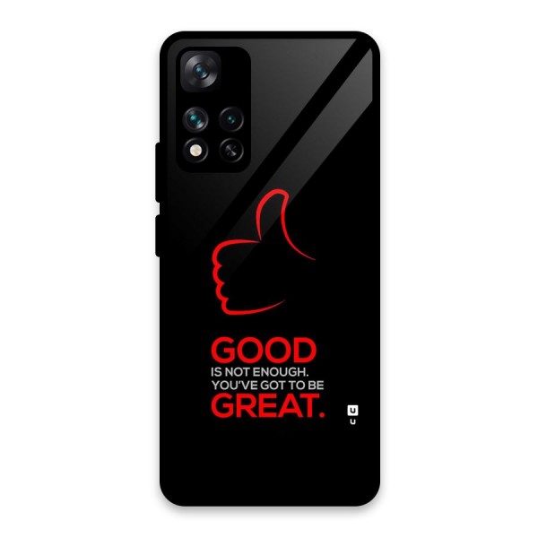 Good Great Glass Back Case for Xiaomi 11i 5G