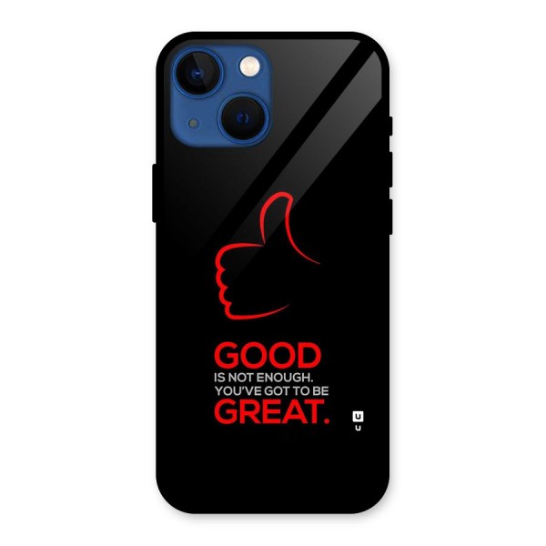 Good Great Glass Back Case for iPhone 13 Mini