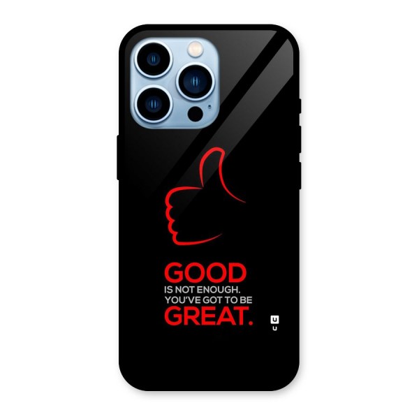 Good Great Glass Back Case for iPhone 13 Pro