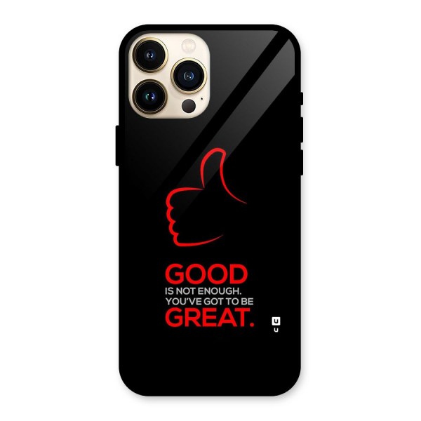 Good Great Glass Back Case for iPhone 13 Pro Max