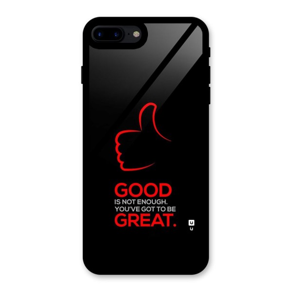 Good Great Glass Back Case for iPhone 7 Plus