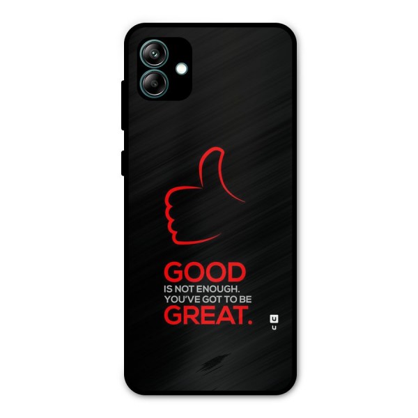 Good Great Metal Back Case for Galaxy A04