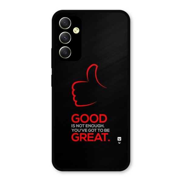 Good Great Metal Back Case for Galaxy A34