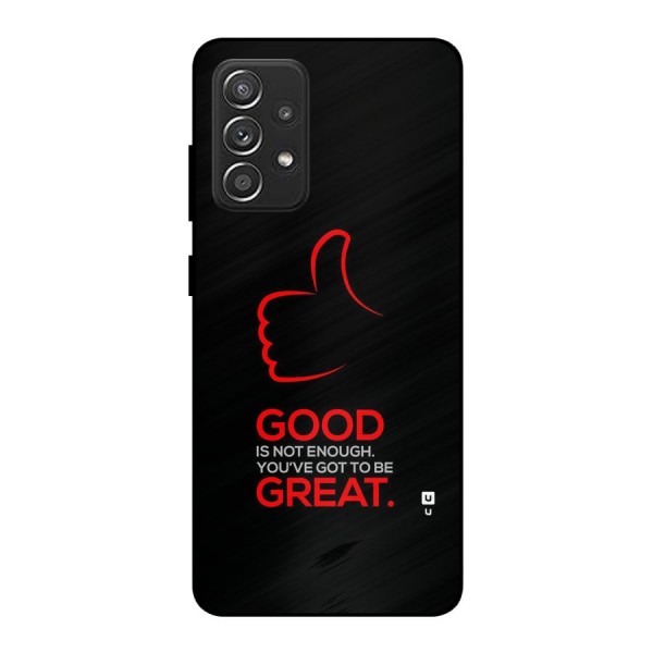 Good Great Metal Back Case for Galaxy A52