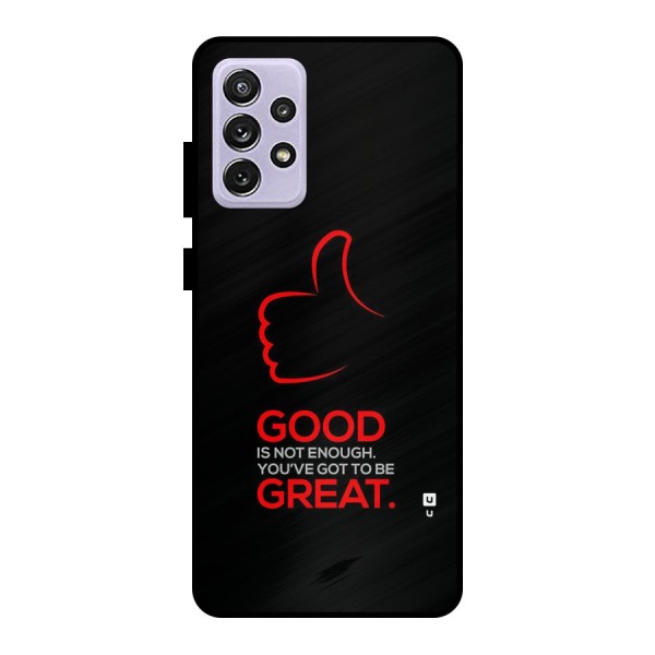 Good Great Metal Back Case for Galaxy A72