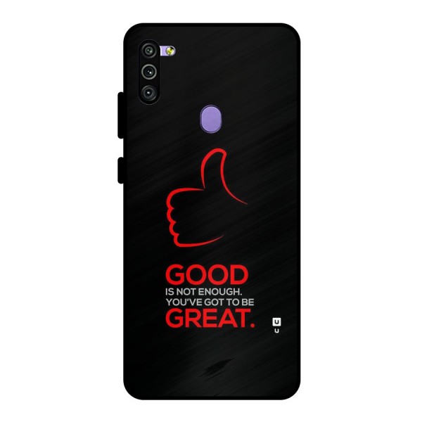 Good Great Metal Back Case for Galaxy M11