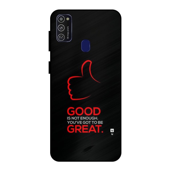 Good Great Metal Back Case for Galaxy M21