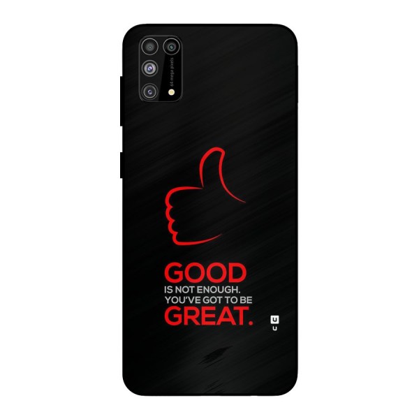 Good Great Metal Back Case for Galaxy M31